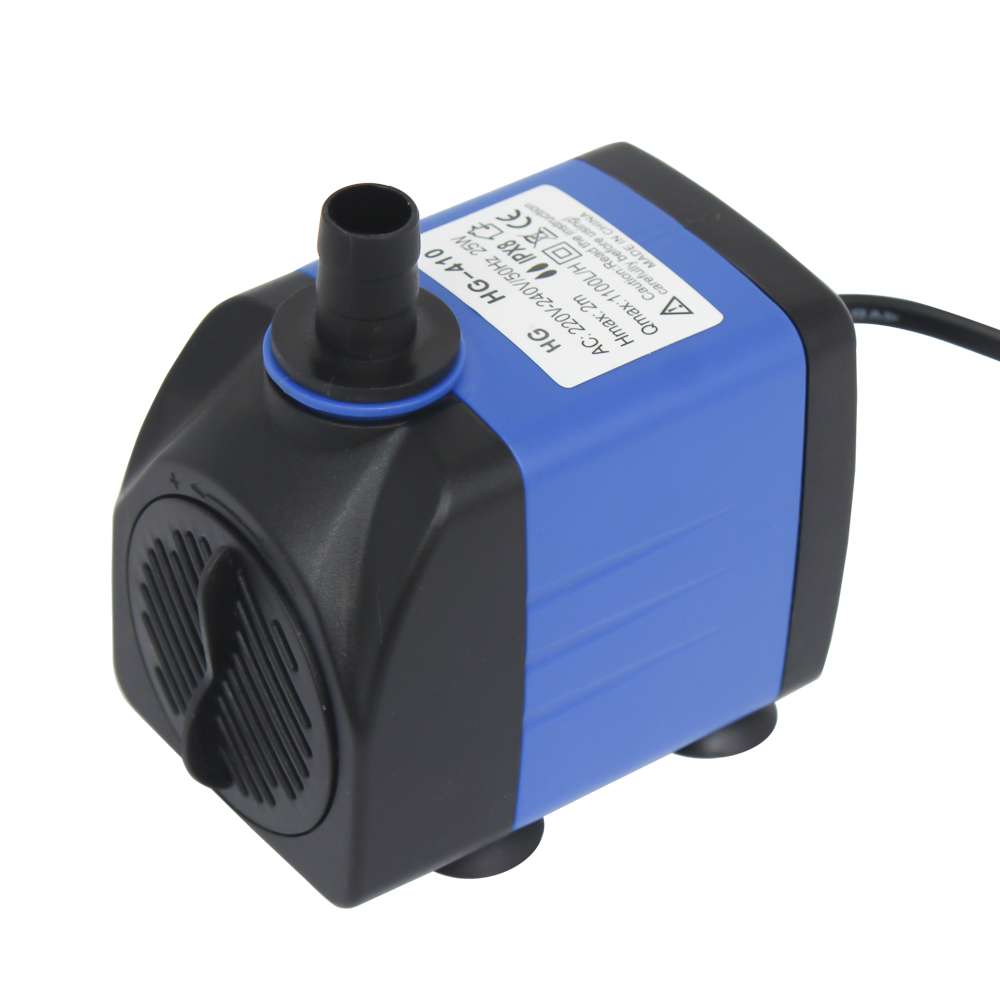 家用微型循环静音220V鱼缸水族箱空调扇潜小抽水泵15W18瓦25w假山