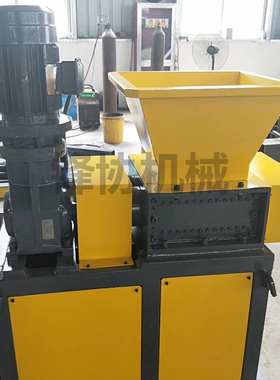极速厂促b小型双轴撕碎机生活垃圾易拉罐塑料塑料橡胶油桶金属多