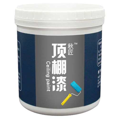 新品吊顶专用漆天花板顶棚漆屋顶墙面G水性乳胶漆门店风格灰色涂