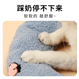 极速猫咪小枕头猫毯子宠物狗狗猫用小垫子睡垫加厚防Y撕咬宠物用