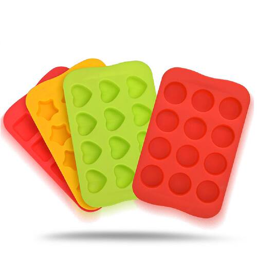 极速Star Chocolate Mold 12 CavitiesG Cube Candy Fondant Mold