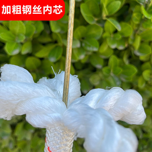 新品户外加d粗钢丝芯安全缓降绳家用应急逃生专用救生尼龙绳登山