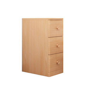 极速实木带轮床头柜夹角收纳柜迷你超H窄缝小型可移动间隙卧室加