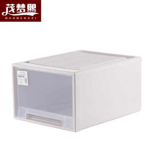 新品收盒宽纳24/28/32衣鞋盒深3z0/36/50可视45码承柜重长靴简约