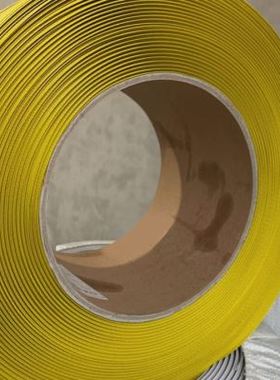 极速厂促塑料PP打包带夹心热熔带半自动机用黄色包装X带纸箱纯纸