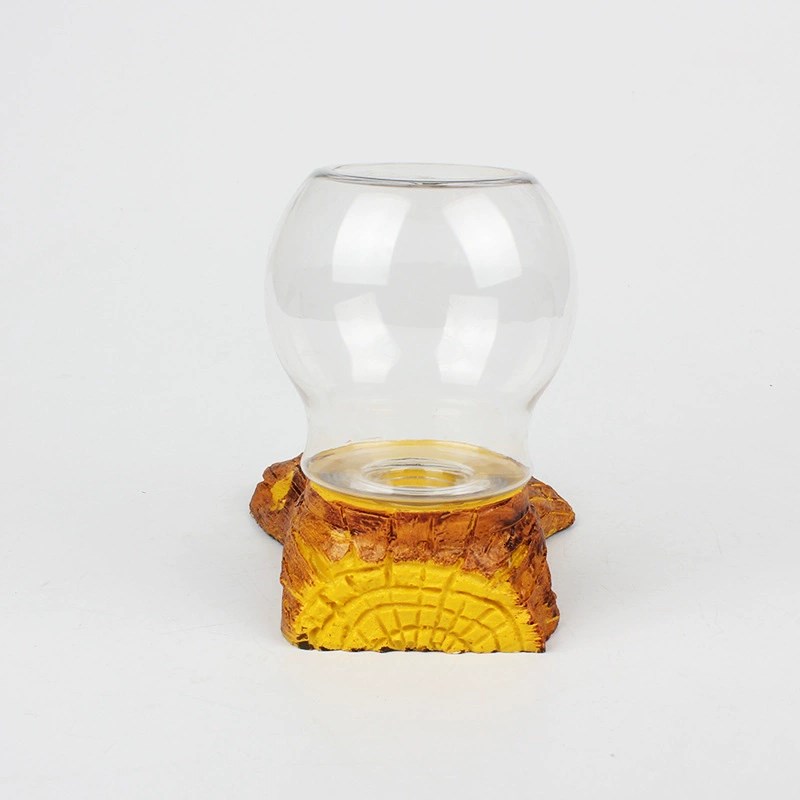 极速爬宠陆龟鬃狮蜥蜴自动饮水器喝水守I宫水盆角蛙仿真树皮树脂