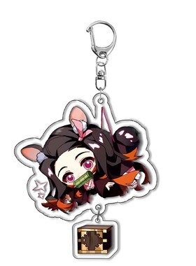 极速New Defmon Slayer Kimetsu No Yaiba Blade of Ghost Keycha