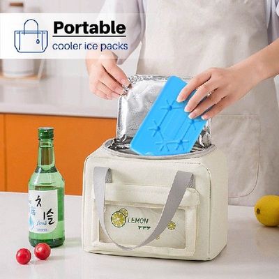 极速Ice Packs Fokr Lunch Box - Reusable Ultra-Thin Freezer P