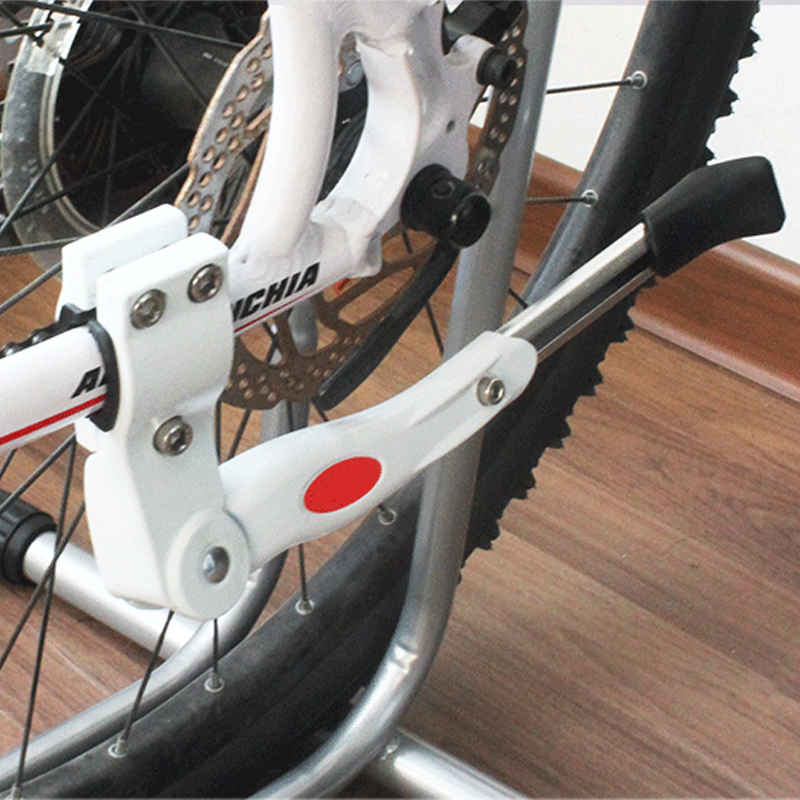 极速铝合金自行车脚撑中支撑支架子 山地车N边撑停车架脚架单车零