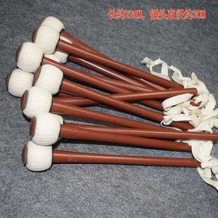 极速六道木实木手工缠制锣锤锣y点大小苏锣大锣铜锣槌小铜锣锤敲