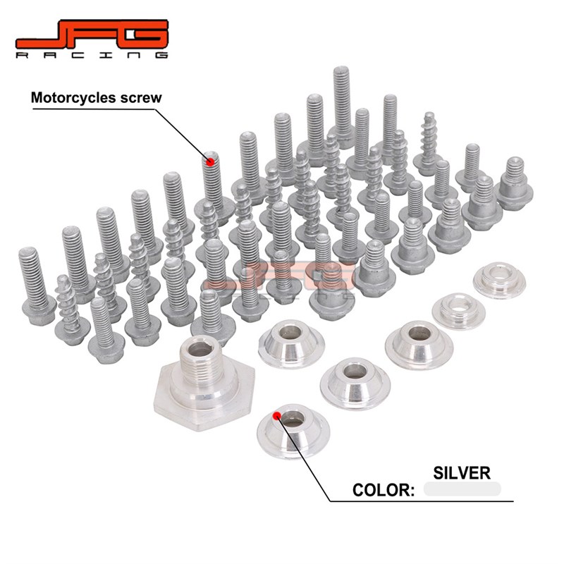 极速适用于SX/XmC/EXC/XCW越野摩托车改装配件全车螺丝片