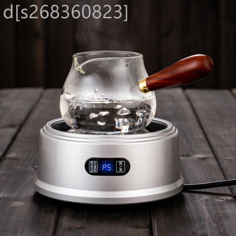 加厚耐热公道杯玻璃滤茶器一体套装侧把公杯高O硼硅木把茶海茶具