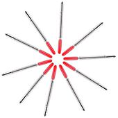 for 45Dpegree Graphtec CB09 Cutter 极速GO Vinyl HOT15Pcs