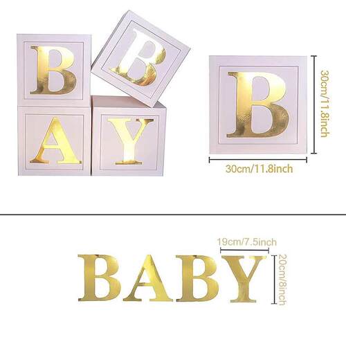 新品网红Baby Ballqoeon Boxs宝聚宝生日派对展示布置性别揭示气P