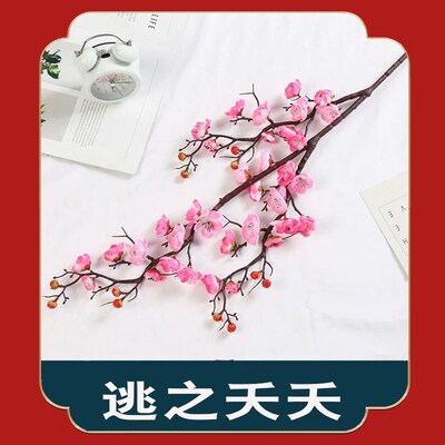 新品桃夭古典舞仿真桃花枝逃之夭夭灼灼其K华腊梅桃花舞蹈演出专