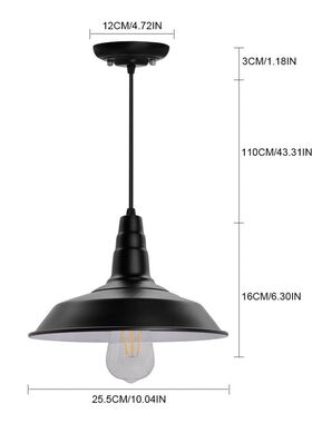 极速Artpad North mEurope Iron Vintage Industrial Pendant Lig