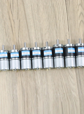 极速名扬微型直流减速电机24v1x2v行星齿轮调速低慢速大扭矩3530