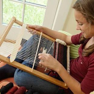 Knitting Machine Weaving 极速DIY Frame Loom QLoom DIY Wooden