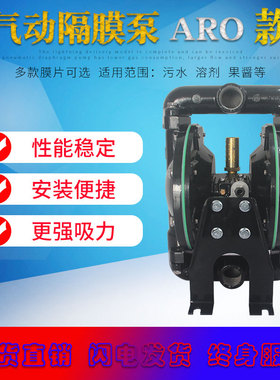 极速66612iB-244-C1寸气动隔膜泵304+F46增压泵