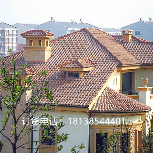 新品加厚别墅瓦陶土瓦o通体罗曼瓦西瓦屋顶瓦陶瓷瓦楼顶水泥瓦片