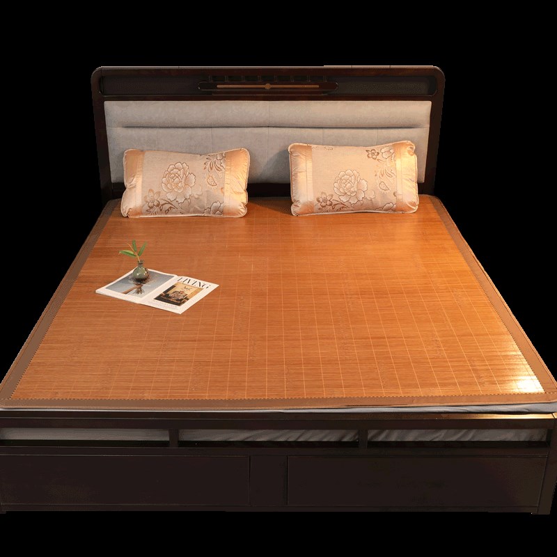 极速竹编凉席P2023年新款2米x2米夏天床上竹席双面折叠1.米8家用