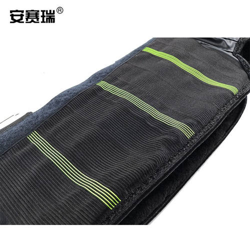 新品安赛瑞冬季保暖护膝反光防寒保暖护具秋冬户外PU加.厚加绒防
