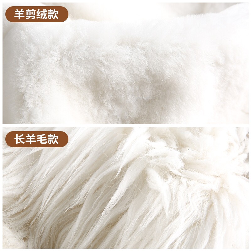 新品冬季羊毛马甲男皮毛一体中老年冬H季保暖马夹加厚背心爸爸装