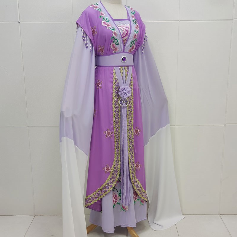 新品戏剧戏曲新i款绣花对披花旦刘兰芝越剧黄梅戏戏服演出服装民