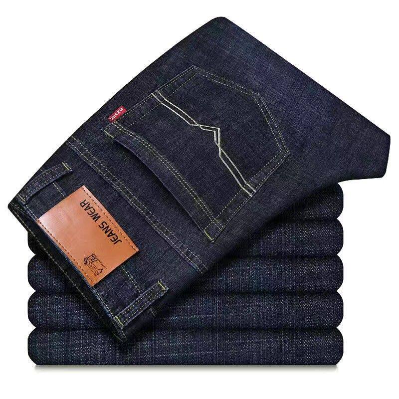 新品Summer Thin Stretch Jeans Mens Straight LoosUe Casual L