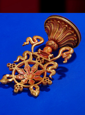 极速纯铜a八吉祥摆件居家供具用品八供摆件吉祥八宝铜供奉摆件11c