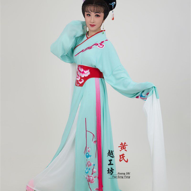 新品古装戏曲越剧黄梅戏影视舞台表演服天仙配七W仙女村姑服装