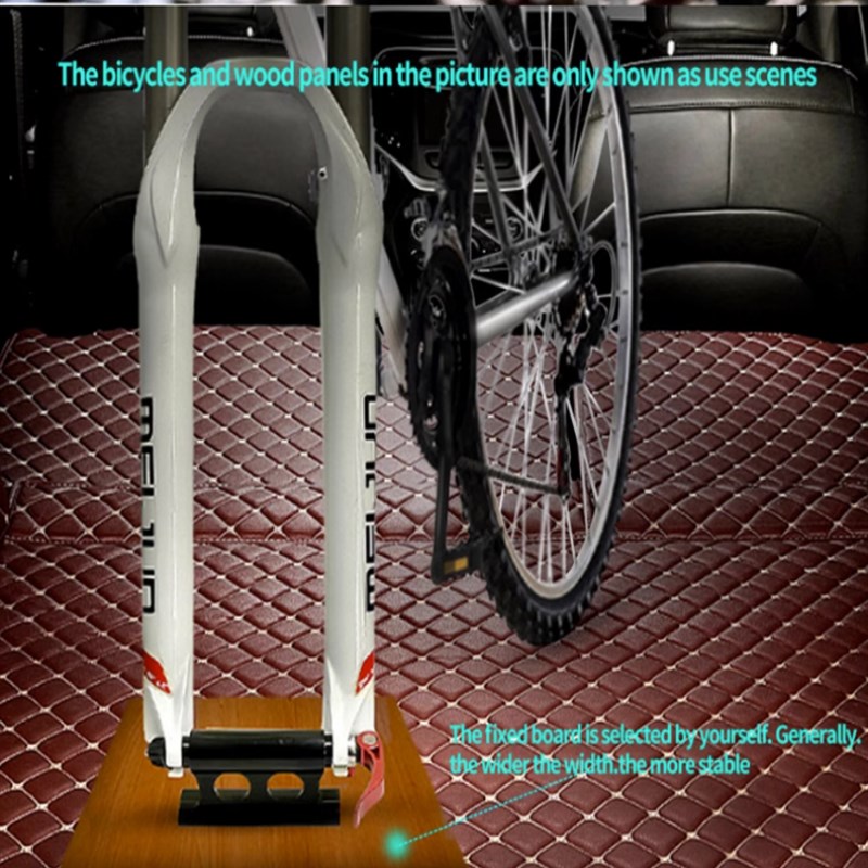 极速自行车车顶停车架 固定架 携带架 前叉快拆桶U轴行李架式固定