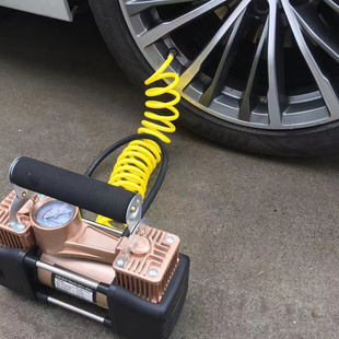 充气泵延长管伸缩螺纹软管轮胎用打气泵加长充气管转接头尤利特