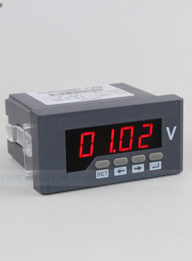黑色 单相交流电压表 96x48 数字电压表 AC 0-450V CJ-AA51电压表