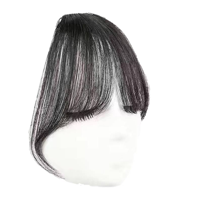 极速3d法d式空气八字浏海假发片女自然前额中分发际线流海发贴仿