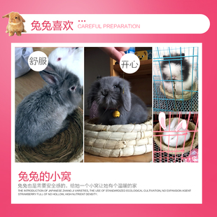 极速兔窝兔子屋保暖草窝兔兔w荷兰猪天竺鼠松鼠用品冬天大号窝兔