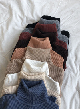 极速New Women Turtleneck Sweaters AutumnK Winter Korean Slim