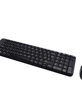 极速Logitech MK220 104 Keys Keyboard 1000LDPI Mouse Set USB