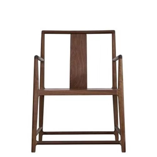 极速黑胡桃木主椅k全实木官帽椅新中式明式圈椅卯榫工艺茶椅实木