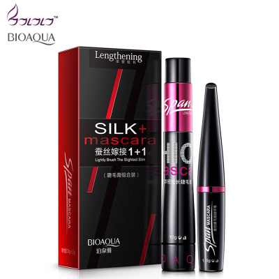 极速false eyelashes Mascara 3D FibEer 2 in 1 Lengthening wom
