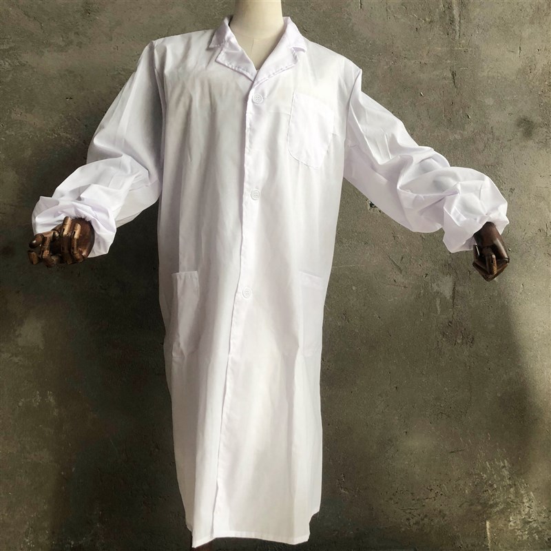 极速长袖孝衣白大褂男女通用孝服葬礼服白事寿P衣丧服丧事殡葬用