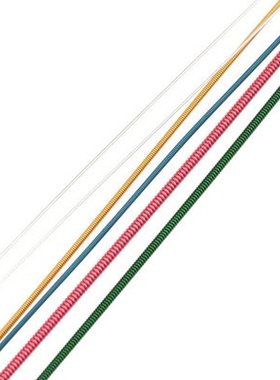 极速Multid Color 1-6 E B G D A E Rainbow Colorful Strings Se