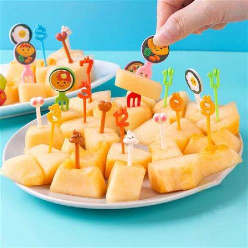 极速Lunch Box Decoration Fruit PIicks 7 Styles Party