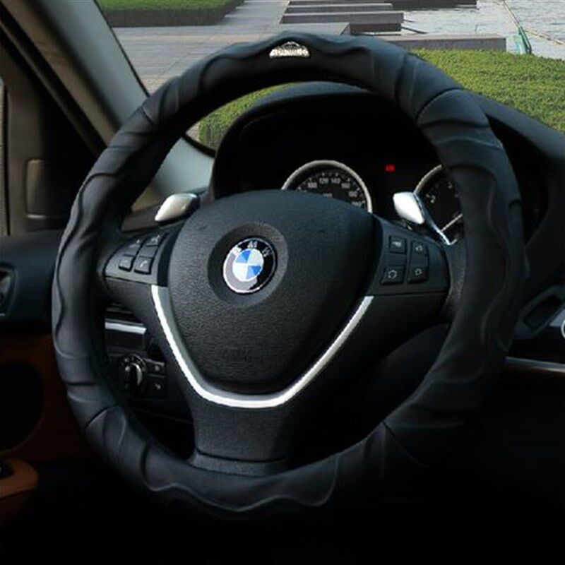 极速。宝马方向盘套 真皮车q把套 BMW新3系5系GT7系X1X3X5X6方向