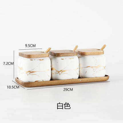 极速Kitchen Accessories 3piece/set and Tray Marble PatZtern