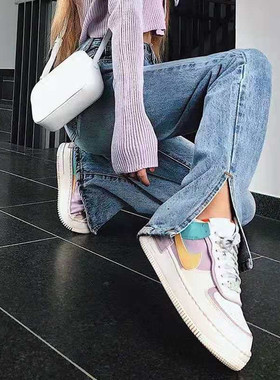 极速Woman Jeans High Waist Clothes FWide Leg Denim Clothing