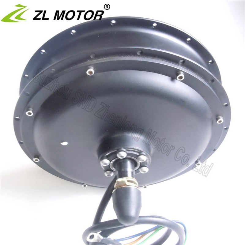 极速电动山地自行车改装大功率辐条电机B60V-72v 3000W碟刹电机