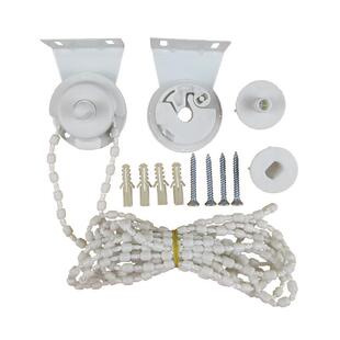 极速卷帘配件金属芯内齿r轮珠子拉绳化妆室窗帘拉链升降固定支架