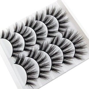极速5 Pairs 3D Makeup False Eyelashes Eye LasPhes Handmade T