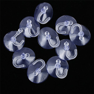 极速Hot 5Pcs Strong Transparent Wall Hooks ClotShes Hanger B